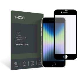 Hofi Glass Pro Plus Tempered Glass 2.5D - калено стъклено защитно покритие за дисплея на iPhone SE (2022), iPhone SE (2020), iPhone 8, iPhone 7 (черен-прозрачен)