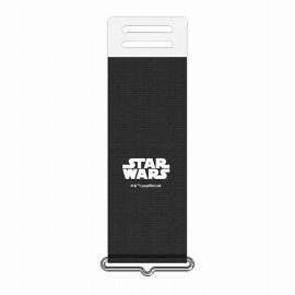 Samsung Star Wars Strap for Silicone Cover GP-TOF711HO9BW - текстилен ластик против изпускане за Silicone Cover за Samsung Galaxy Z Flip 3 (черен)