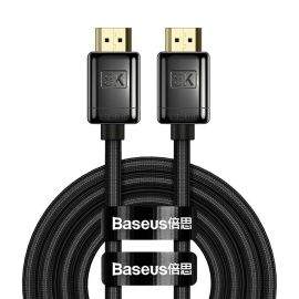 Baseus High Definition Series HDMI 2.1, 8K 60Hz Cable - високоскоростен 8K HDMI към HDMI кабел (100 см) (черен)