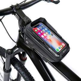 Tech-Protect XT2 Waterproof Bicycle Bag 1L - универсален удароустойчив калъф за рамката на колело (черен)