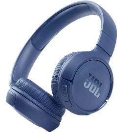 JBL T510 BT - безжични Bluetooth слушалки с микрофон за мобилни устройства (син)