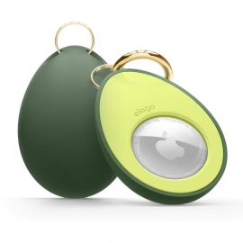 Elago AirTag Avocado Case - силиконов ключодържател за Apple AirTag (зелен)