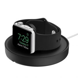 Uniq Dome Portable Charging Dock - преносима поставка за зареждане на Apple Watch (черен)