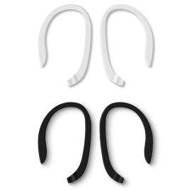 Uniq AirPods Loop Sport EarHooks Dual Pack - комплект силиконови кукички за Apple Airpods, Airpods 2, Airpods 3 и AirPods Pro (4 броя) (черен-бял)