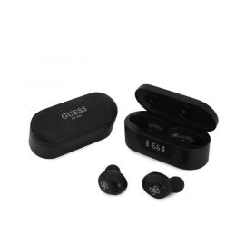 Guess True Wireless 5.0 5H Stereo TWS Headset - безжични блутут слушалки с кейс за мобилни устройства (черен)
