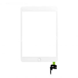 OEM iPad Mini 3 Touch Screen Digitizer with Home Button - резервен дигитайзер (тъч скриийн) с външно стъкло и TouchID Home Button за iPad Mini 3 (бял)