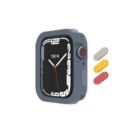 SwitchEasy Colors Case - удароустойчив силиконов (TPU) кейс за Apple Watch 41мм, 40мм (син)