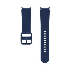 Samsung Silicone Sport Band 20mm M/L (ET-SFR87LNE) - оригинална силиконова каишка за Samsung Galaxy Watch, Huawei Watch, Xiaomi, Garmin и други часовници с 20мм захват (тъмносин)