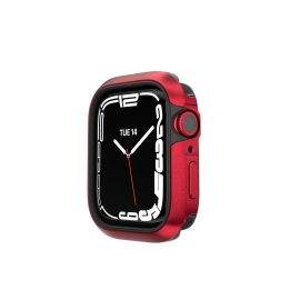 SwitchEasy Odyssey Case - удароустойчив хибриден кейс за Apple Watch 45мм, 44мм (червен)