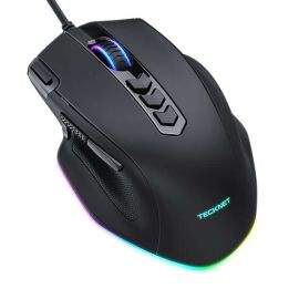 TeckNet EGM01794BA01 Wired Gaming Mouse - геймърска мишка (за Mac и PC) (черен)
