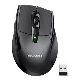 TeckNet EWM01181BA01 2.4G Wireless and Bluetooth Mouse - безжична блутут мишка за PC и Mac (черен)