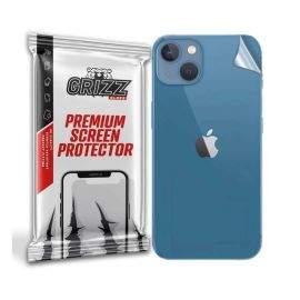 GrizzGlass SatinSkin Matte Back Film Protector - матирано защитно покритие за задната част на iPhone 14 (матиран)