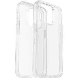 Otterbox React Stardust Case + Trusted Glass - хибриден удароустойчив калъф и калено стъклено защитно покритие за iPhone 14 Pro (прозрачен)
