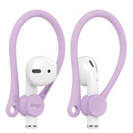 Elago AirPods EarHooks - силиконови кукички за Apple Airpods и Apple Airpods 2 (лилав)
