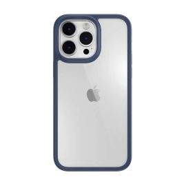 SwitchEasy AERO Plus Case - хибриден удароустойчив кейс за iPhone 14 Pro Max (син-прозрачен)
