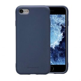 dBramante1928 Grenen Biodegradable Case - силиконов (TPU) рециклируем калъф за iPhone SE (2022), iPhone SE (2020), iPhone 8, iPhone 7 (син)