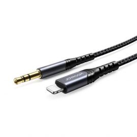 Joyroom Audio Cable With Lightning Connector - качествен аудио кабел от Lightning към 3.5 мм. аудио жак (200см) (черен)