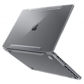 Spigen Thin Fit Case - предпазен поликарбонатов кейс за Apple MacBook Pro 14 M1 (2021), MacBook Pro 14 M2 (2023) (прозрачен)
