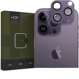 Hofi FullCam Pro Plus Lens Protector - предпазна метална плочка за камерата на iPhone 14 Pro, iPhone 14 Pro Max (лилав)