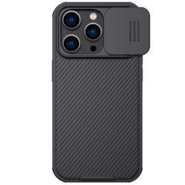 Nillkin CamShield Pro Magnetic Hard Case - хибриден удароустойчив кейс с MagSafe за iPhone 14 Pro (черен)