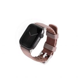 Uniq Linus Aerosoft Silicone Strap - силиконова каишка за Apple Watch 38мм, 40мм, 41мм (розов)