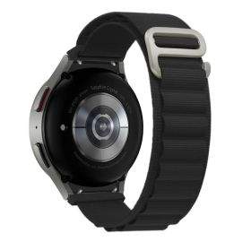 Tech-Protect Nylon Pro Band 20mm - текстилна каишка за Samsung Galaxy Watch, Huawei Watch, Xiaomi, Garmin и други часовници с 20мм захват (черен)