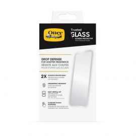 Otterbox Trusted Glass Screen Protector - калено стъклено защитно покритие за дисплея на iPhone 14 Plus, iPhone 13 Pro Max (прозрачен)
