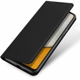 Dux Ducis Skin Pro Case - кожен калъф с поставка и отделение за кр. карти за Samsung Galaxy A34 5G (черен)