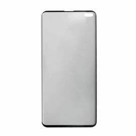 Prio 3D Anti-Spy Full Screen Curved Tempered Glass - калено стъклено защитно покритие с определен ъгъл на виждане за дисплея на Samsung Galaxy S10 Plus (черен-прозрачен)