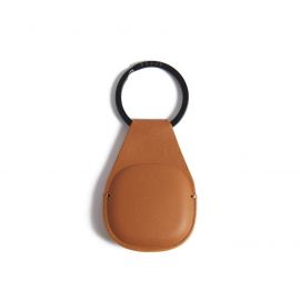 Mujjo Canopy AirTag Keychain - висококачествен ключодържател от естествена кожа за Apple AirTag (кафяв)