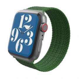 Zagg Gear4 Braided Sport Band Size L - текстилна каишка за Apple Watch 42мм, 44мм, 45мм, Ultra 49мм (зелен)