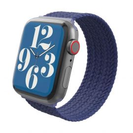 Zagg Gear4 Braided Sport Band Size L - текстилна каишка за Apple Watch 42мм, 44мм, 45мм, Ultra 49мм (син)