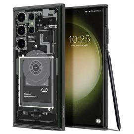 Spigen Ultra Hybrid Zero One Case - хибриден кейс с висока степен на защита за Samsung Galaxy S23 Ultra (черен)