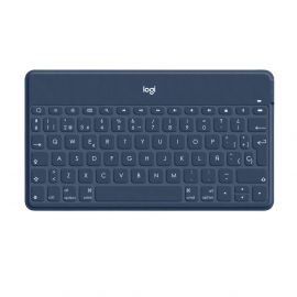Logitech Keys-To-Go Ultrathin Bluetooth Keyboard UK - безжична клавиатура за компютри и мобилни устройства (син)