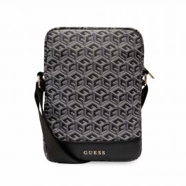 Guess PU G Cube Tablet Bag 10 - дизайнерска чанта с презрамка за таблети до 10 инча (черен)