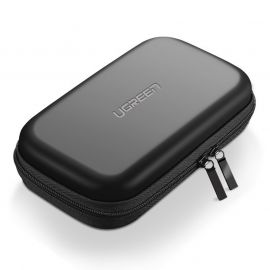 Ugreen LP128 HDD Case Box Large Size - органайзер за външен хард диск, кабели, слушалки и други аксесоари (черен)