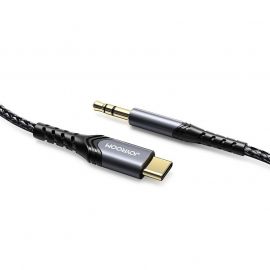Joyroom USB-C to 3.5 mm Audio Cable - USB-C към 3.5 мм аудио кабел (200см) (черен)