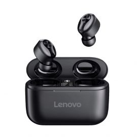 Lenovo HT18 TWS Earphones - безжични блутут слушалки със зареждащ кейс (черен)