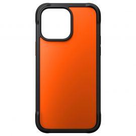 Nomad Rugged Case - хибриден удароустойчив кейс с MagSafe за iPhone 14 Pro Max (оранжев)