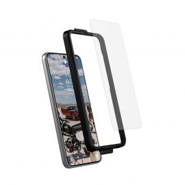 Urban Armor Gear Glass Screen Shield Plus - най-висок клас стъклено защитно покритие за дисплея на Samsung Galaxy S23 (прозрачен)