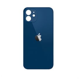 OEM iPhone 12 Backcover Glass - резервен заден стъклен капак за iPhone 12 (син)