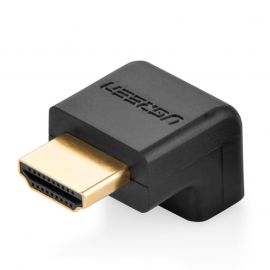 Ugreen Angled 4K HDMI Male to HDMI Female Adapter Bottom - адаптер от мъжко HDMI към женско HDMI (черен)