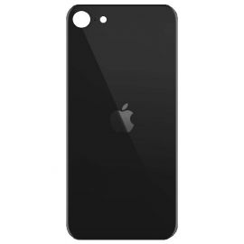 OEM iPhone Backcover Glass - резервен заден стъклен капак за iPhone SE (2022), iPhone SE (2020) (черен)