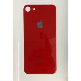 OEM iPhone Backcover Glass - резервен заден стъклен капак за iPhone 8 (червен)