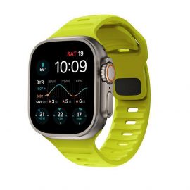 Tech-Protect Iconband Line Silicone Sport Band - силиконова каишка за Apple Watch 42мм, 44мм, 45мм, Ultra 49мм (светлозелен)