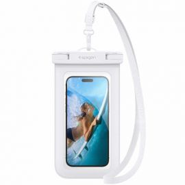 Spigen Aqua Shield A601 Universal Waterproof Case IPX8 - универсален водоустойчив калъф за смартфони до 7 инча (бял)