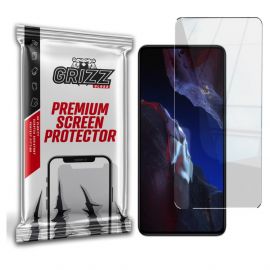 GrizzGlass HybridGlass Screen Protector - хибридно защитно покритие за дисплея на Xiaomi Poco F5 Pro (прозрачно)