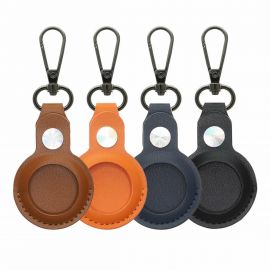 4smarts Faux Leather AirTag Case Set 4 Pieces - комплект от 4 броя стилни ключодържатели от изкуствена кожа за Apple AirTag