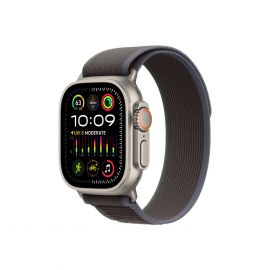 Apple Watch Ultra 2 Cellular, 49mm Titanium Case with Blue/Black Trail Loop M/L - умен часовник от Apple
