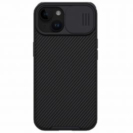 Nillkin CamShield Pro Hard Case - хибриден удароустойчив кейс за iPhone 15 Plus (черен)